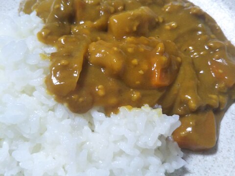 にんにくを入れて美味しいカレーライス